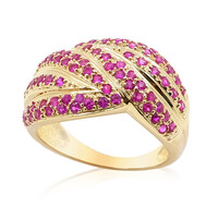 Anello in oro con Rubino Mozambico