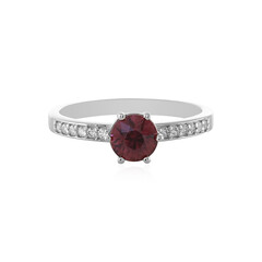Anello in argento con Zircone Rosa