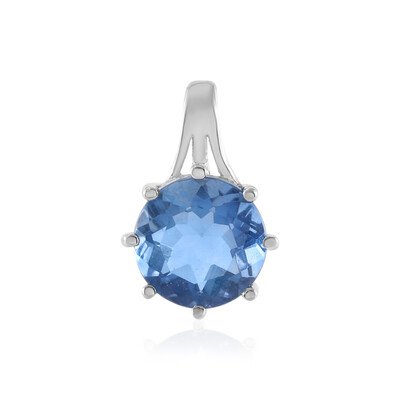 Ciondolo in argento con Fluorite Cangiante