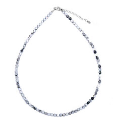 Collana in argento con Howlite