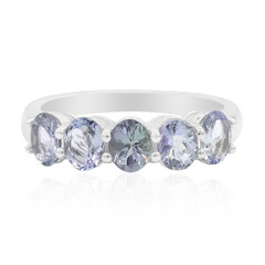 Anello in argento con Tanzanite (non riscaldata)