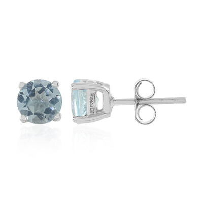 Orecchini in argento con Topazio Blu Cielo