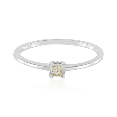 Anello in oro con Diamante Cioccolato I2