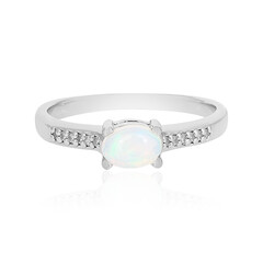 Anello in argento con Opale di Welo