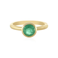 Anello in argento con Smeraldo Russo