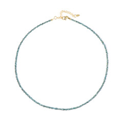 Collana in argento con Diamante Blu