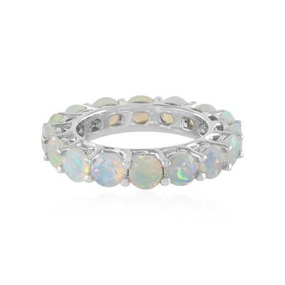 Anello in argento con Opale di Welo
