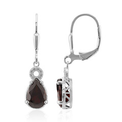Orecchini in argento con Granato