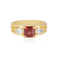 Anello in argento con Zircone Rosa