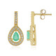 Orecchini in argento con Smeraldo Russo