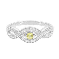 Anello in argento con Sfene