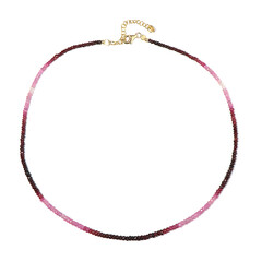 Collana in argento con Rubino della Birmania