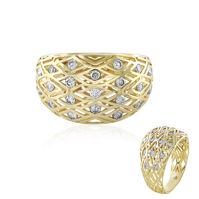 Anello in oro con Diamante I1 (I)  (Ornaments by de Melo)