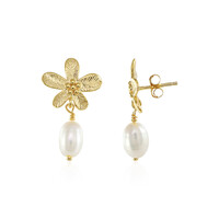 Orecchini in argento con Perla di Acqua Dolce