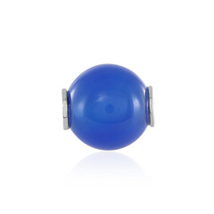 Ciondolo in argento con Agata Blu