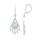 Orecchini in argento con Topazio Blu Cielo