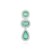 Ciondolo in argento con Smeraldo Russo