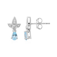 Orecchini in argento con Topazio Blu Cielo