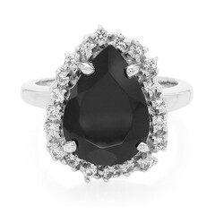 Anello in argento con Spinello Nero
