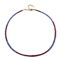 Collana in argento con Rubino del Madagascar