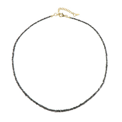 Collana in argento con Diamante Nero