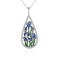 Collana in argento con Zircone (Adela Silber)
