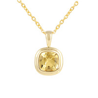 Collana in argento con Berillo Giallo