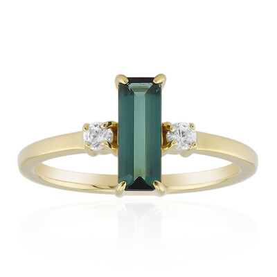 Anello in argento con Indicolite (Adela Silber)