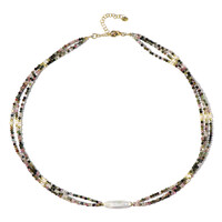 Collana in argento con Perla d'Acqua Dolce Bianca (Riya)