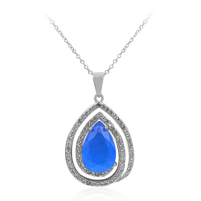 Collana in argento con Quarzo Azzurro