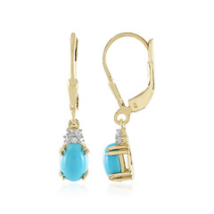 Orecchini in argento con Turchese Sleeping Beauty