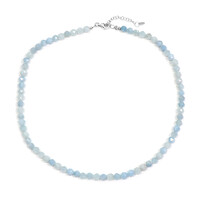 Collana in argento con Acquamarina