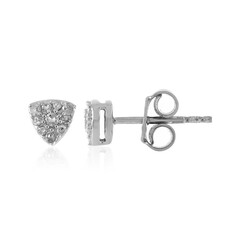 Orecchini in argento con Diamante I1 (I)