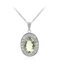 Collana in argento con Ametista Verde