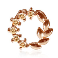 Ciondolo in oro con Diamante Rose de France SI1 di Argyle