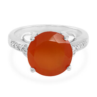 Anello in argento con Corniola