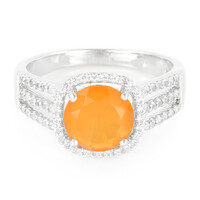 Anello in argento con Corniola