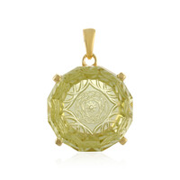 Ciondolo in argento con Quarzo Limone