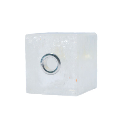 Ciondolo in argento con Quarzo Bianco (MONOSONO COLLECTION)