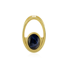 Ciondolo in argento con Zaffiro Stellato Blu