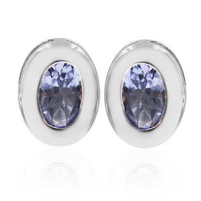 Orecchini in argento con Tanzanite (non riscaldata)