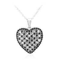 Collana in argento con Topazio Bianco