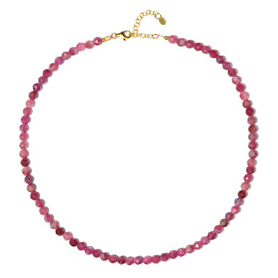 Collana in argento con Tormalina Rosa