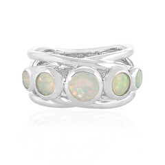 Anello in argento con Opale di Welo