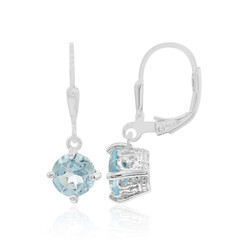 Orecchini in argento con Topazio Blu Cielo