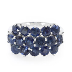 Anello in argento con Zaffiro Blu