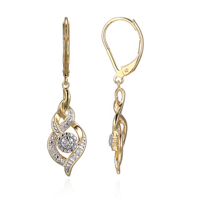 Orecchini in ottone con Diamante I3 (I) (Juwelo Style)