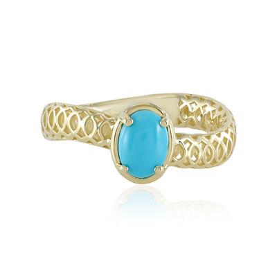 Anello in oro con Turchese Sleeping Beauty (Ornaments by de Melo)