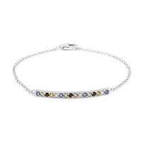 Bracciale in argento con Granato