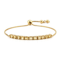 Bracciale in argento con Citrino